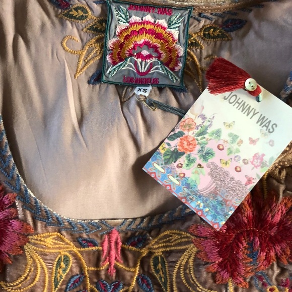 Johnny Was Simone Velvet Swing Tank - Picture 6 of 7